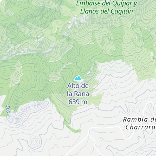 Map of Alto de la Rana