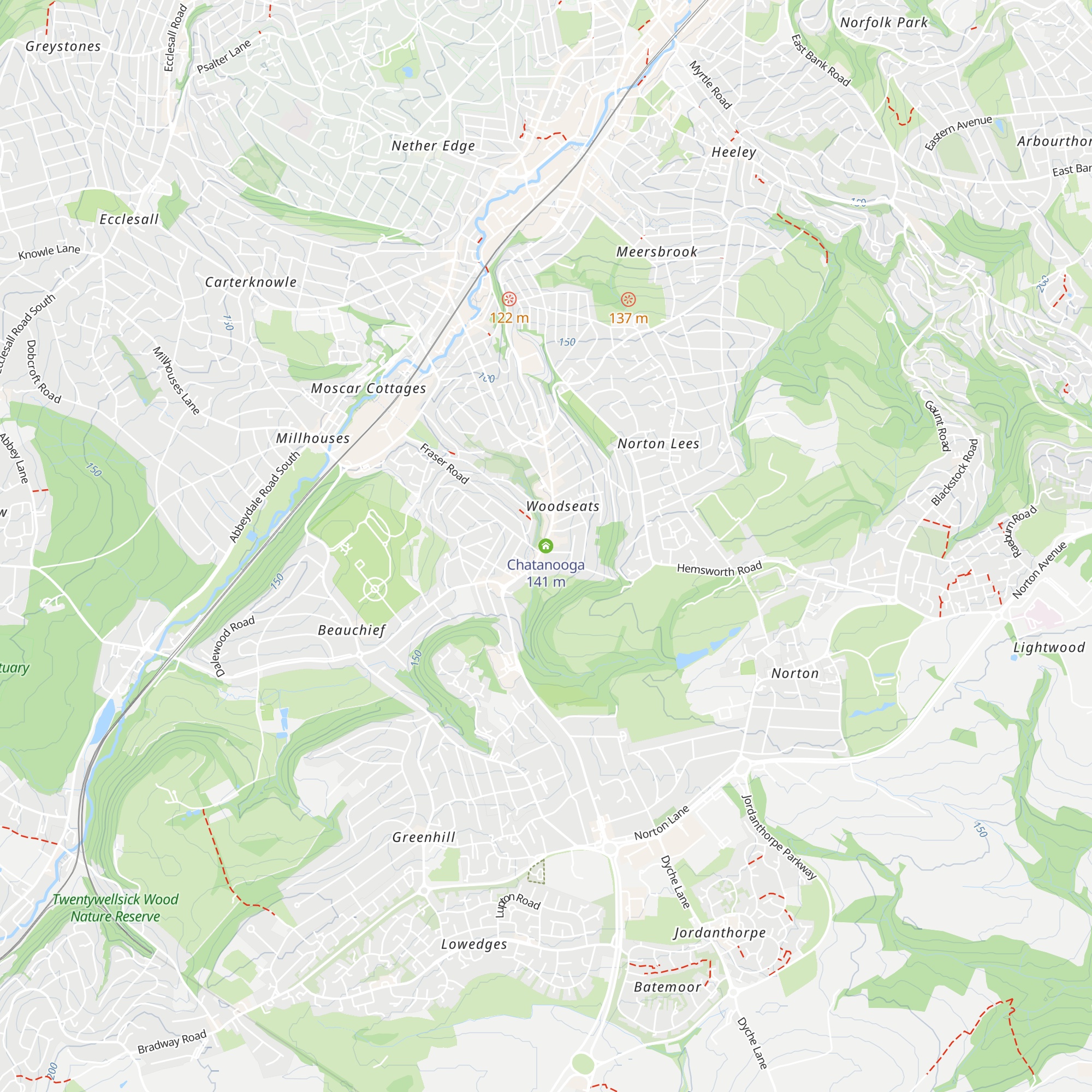 Chatanooga map