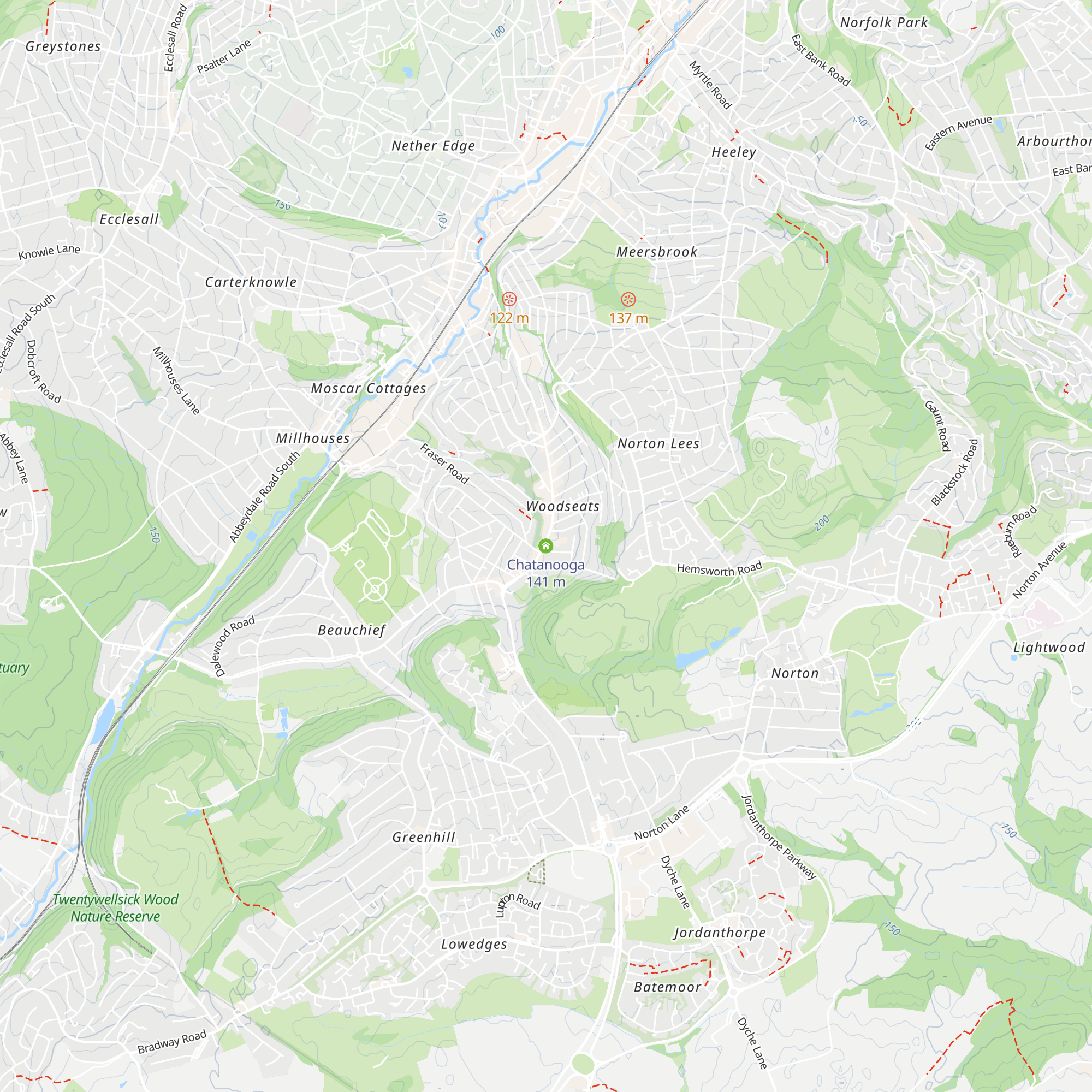 Chatanooga map