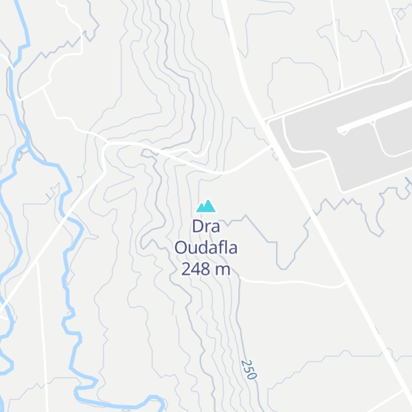 Map of Dra Oudafla