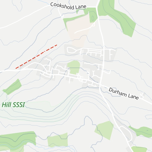 Map of Sherburn Hill