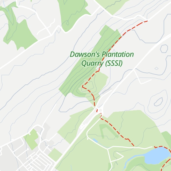Map of Penshaw Hill