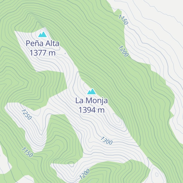 Map of La Monja