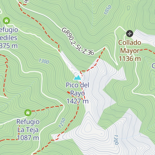 Map of Pico del Rayo