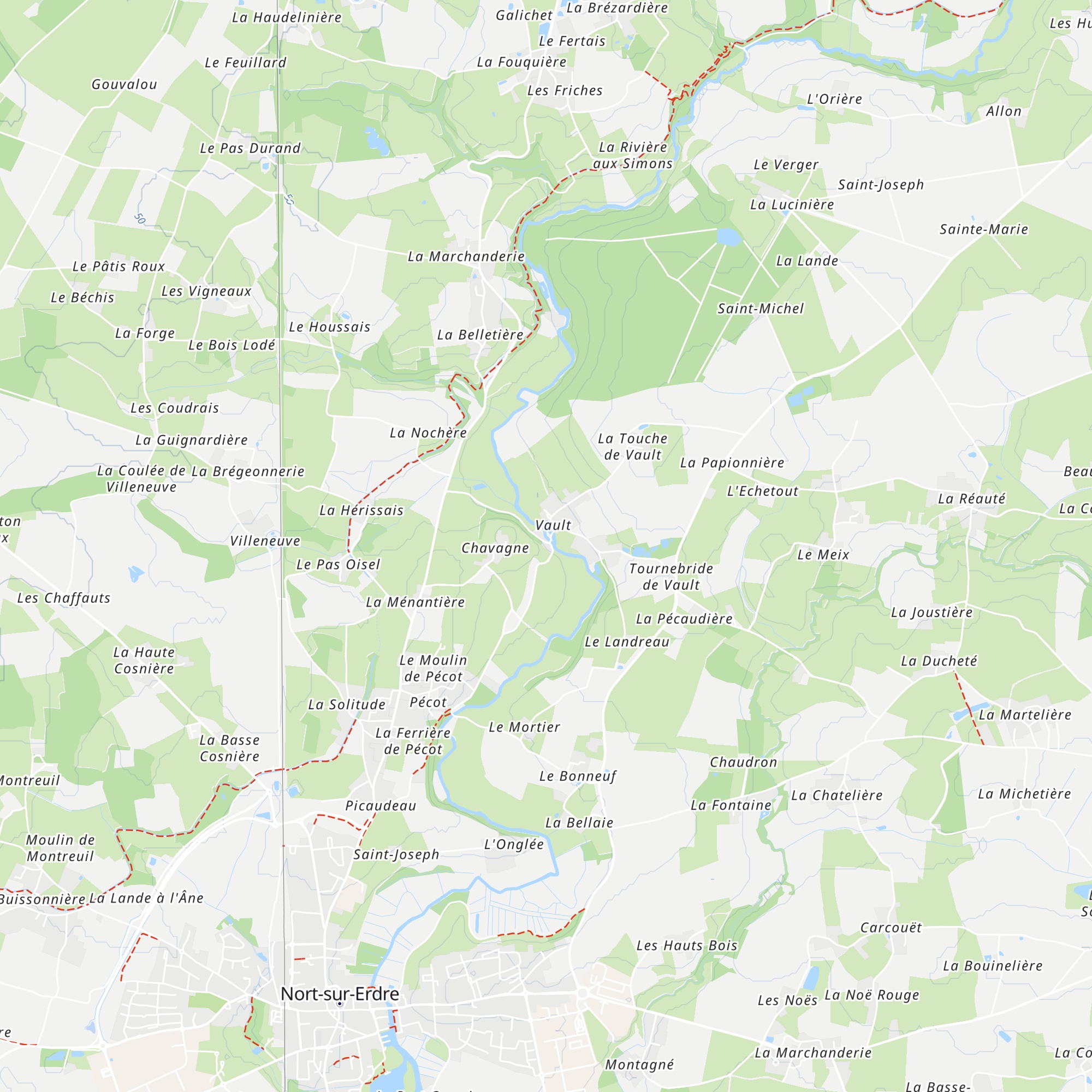 Gîtes ruraux map
