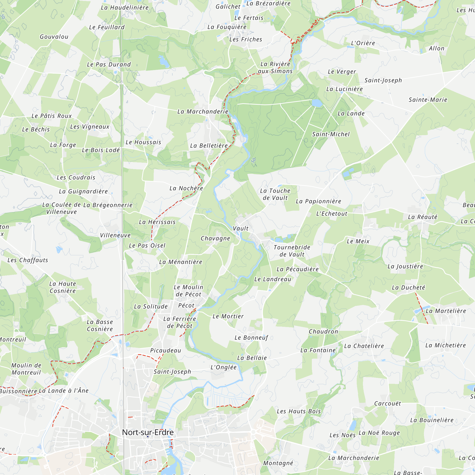 Gîtes ruraux map