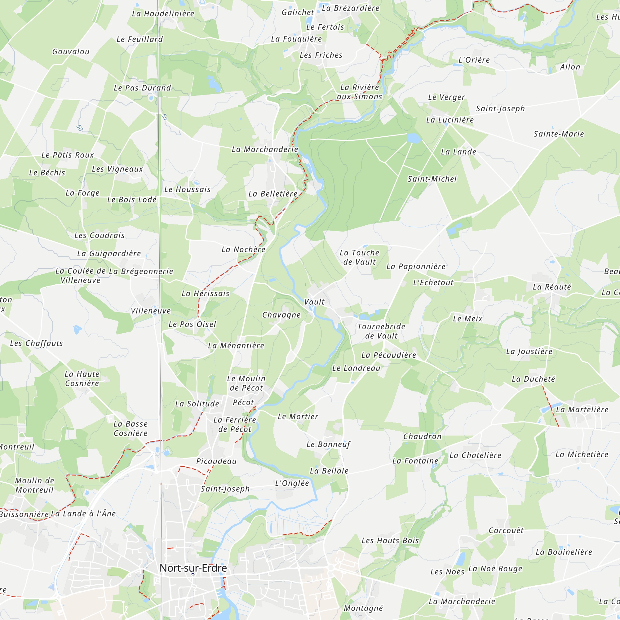 Gîte d'étape map