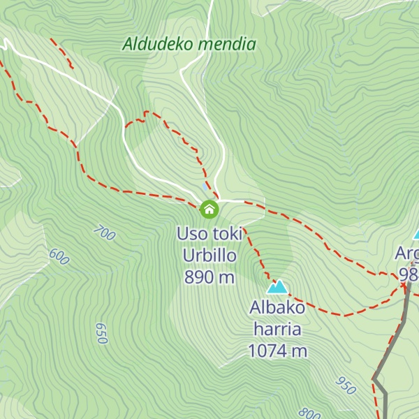 Map of Uso toki Urbillo