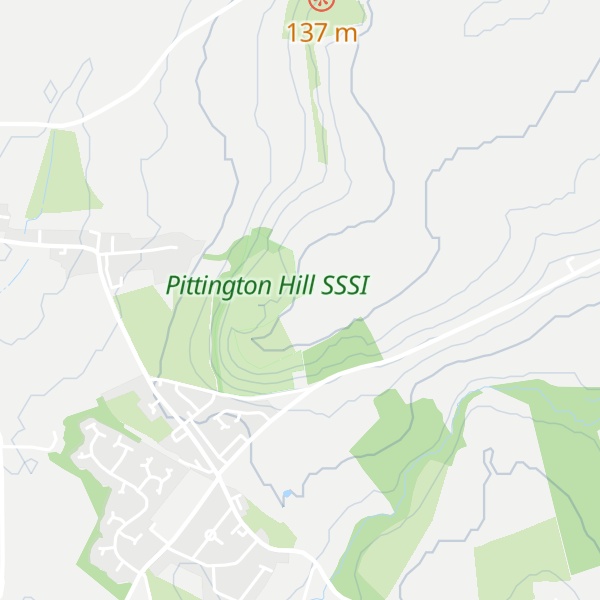 Map of Pittington Hill
