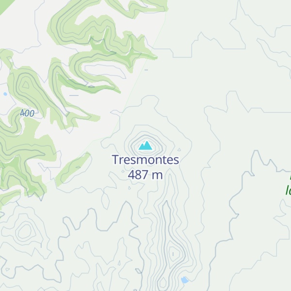 Map of Tresmontes