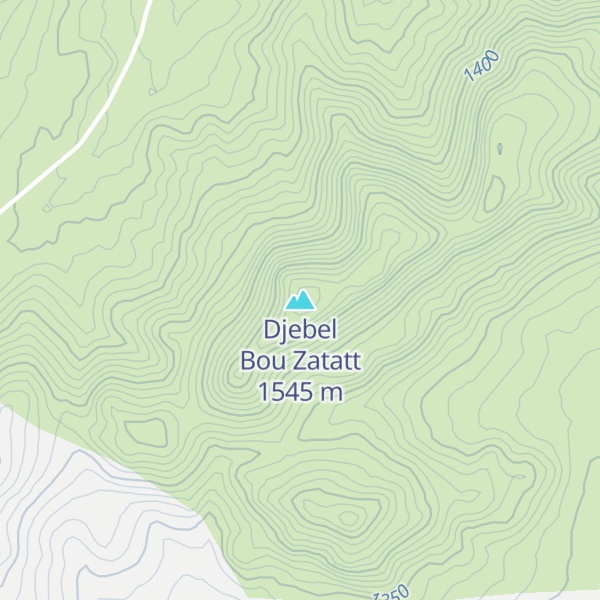 Map of Djebel Bou Zatatt