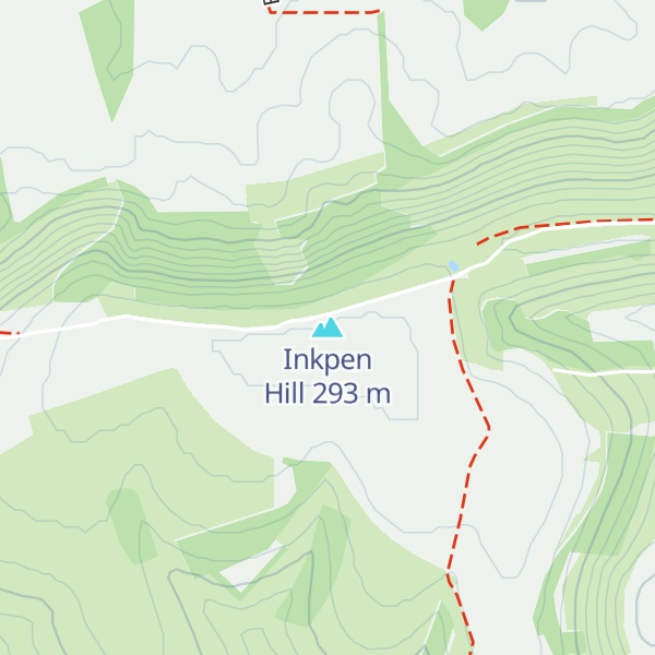 Map of Inkpen Hill