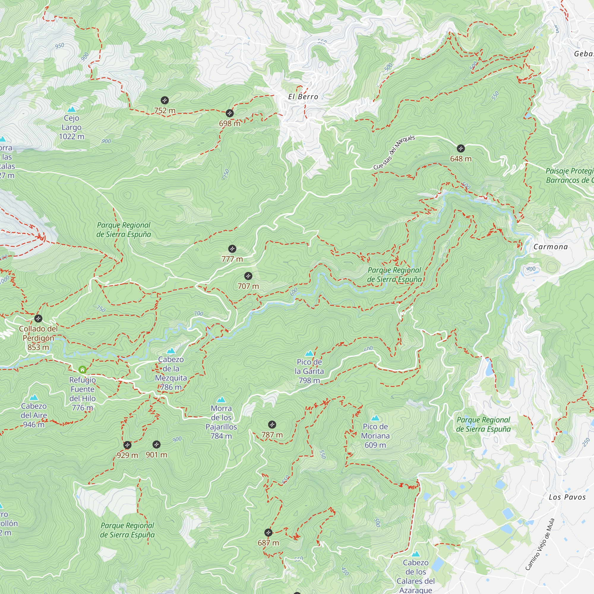 Refugio de Fuente Bermeja map