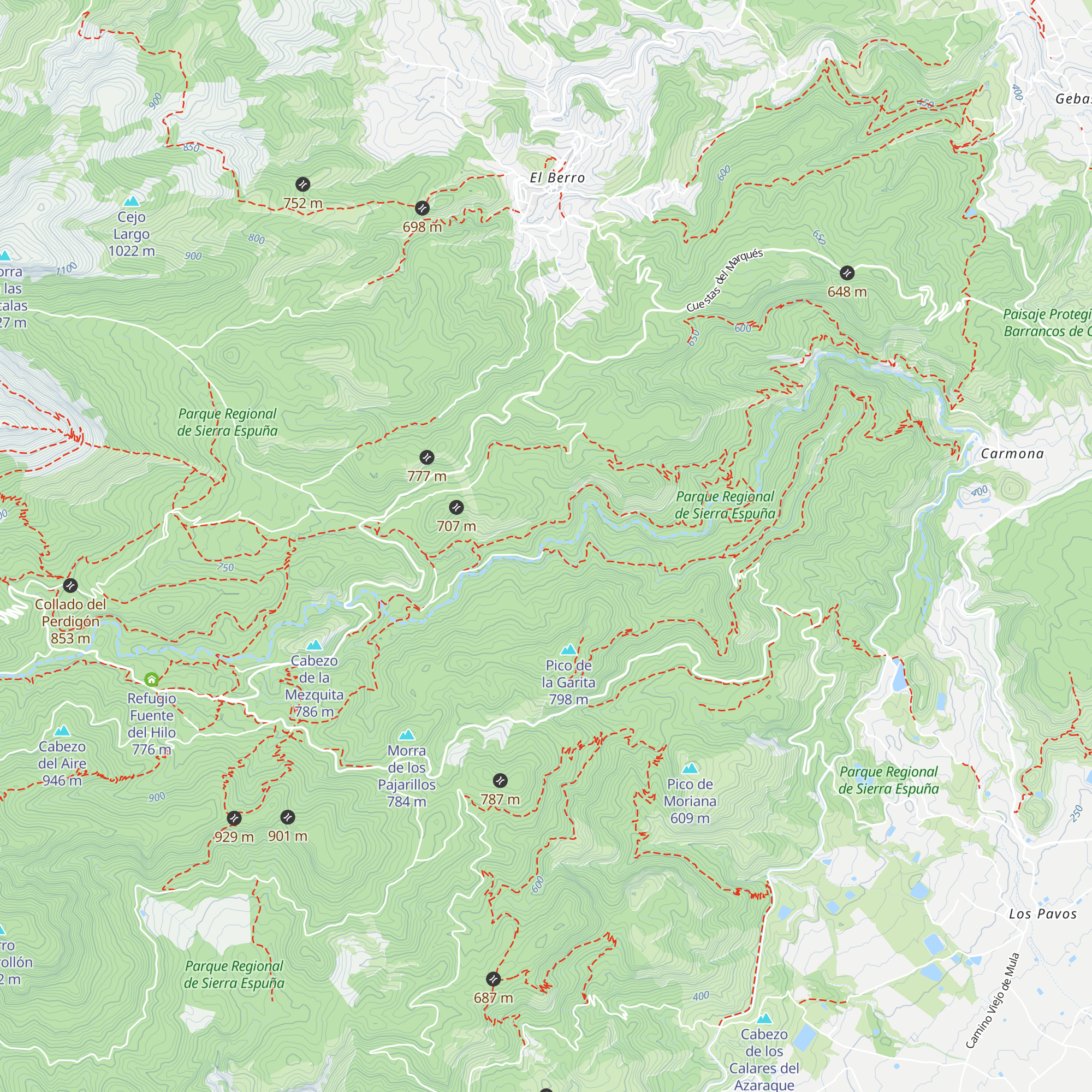 Refugio de Fuente Bermeja map