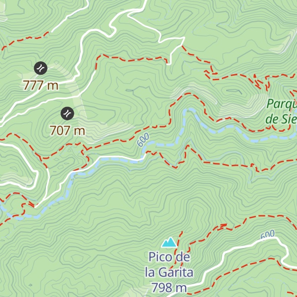 Map of Refugio de Fuente Bermeja