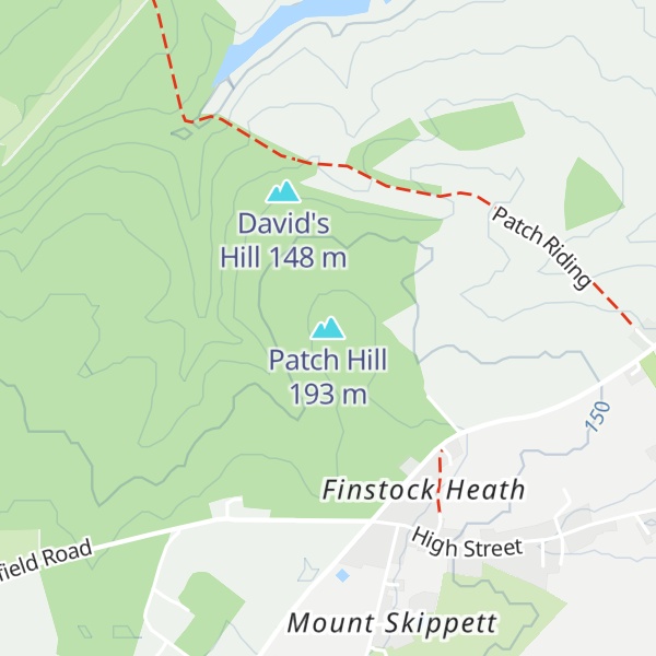 Map of Patch Hill