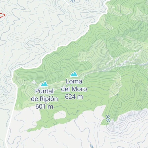 Map of Loma del Moro