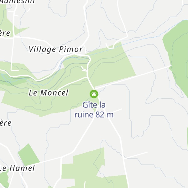 Map of Gîte la ruine