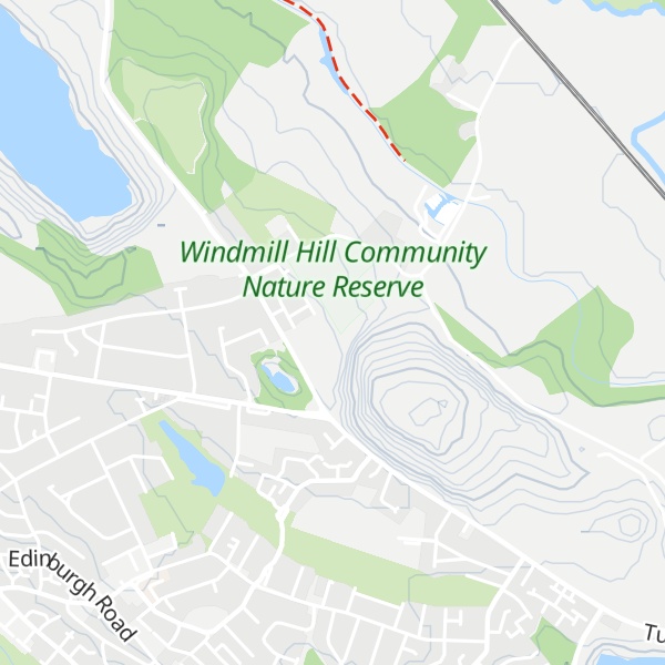 Map of Caldecote Hill