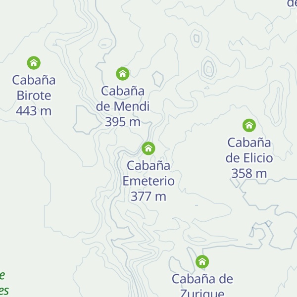 Map of Cabaña Emeterio