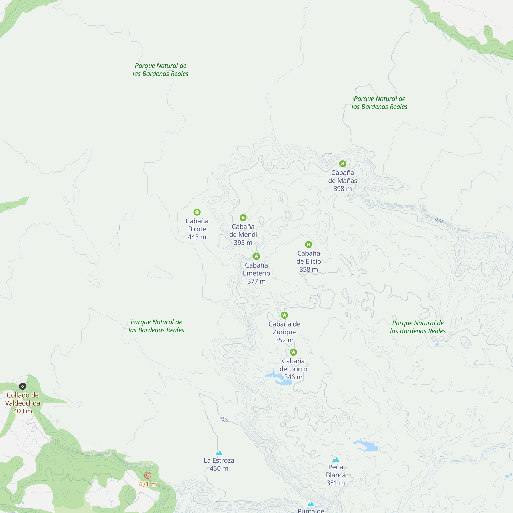 Cabaña Emeterio map