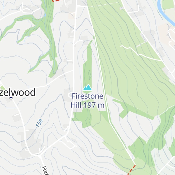 Map of Firestone Hill