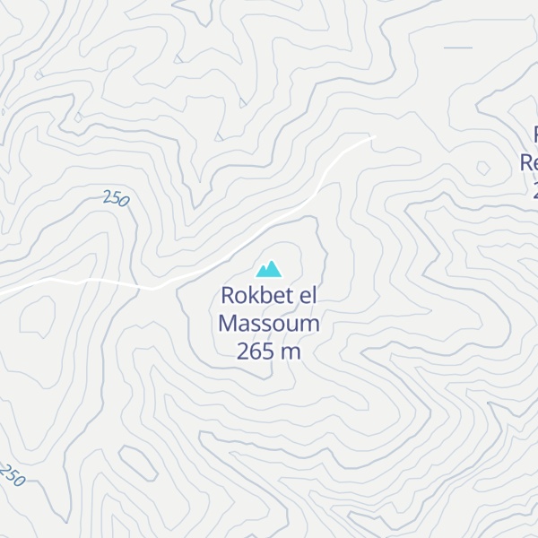 Map of Rokbet el Massoum