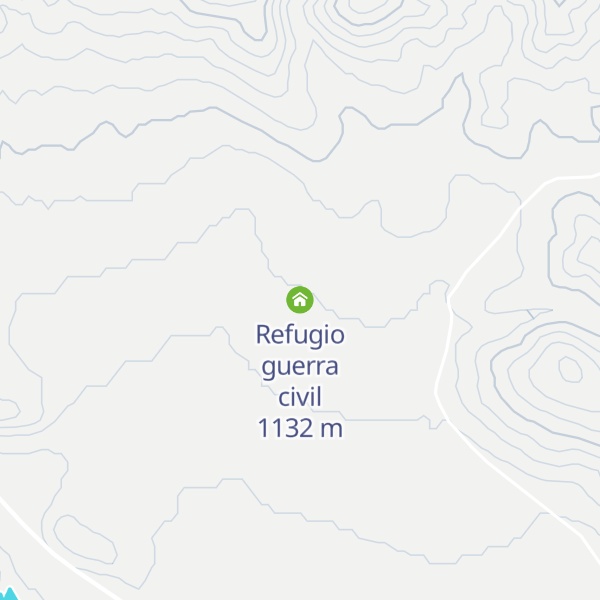 Map of Refugio guerra civil