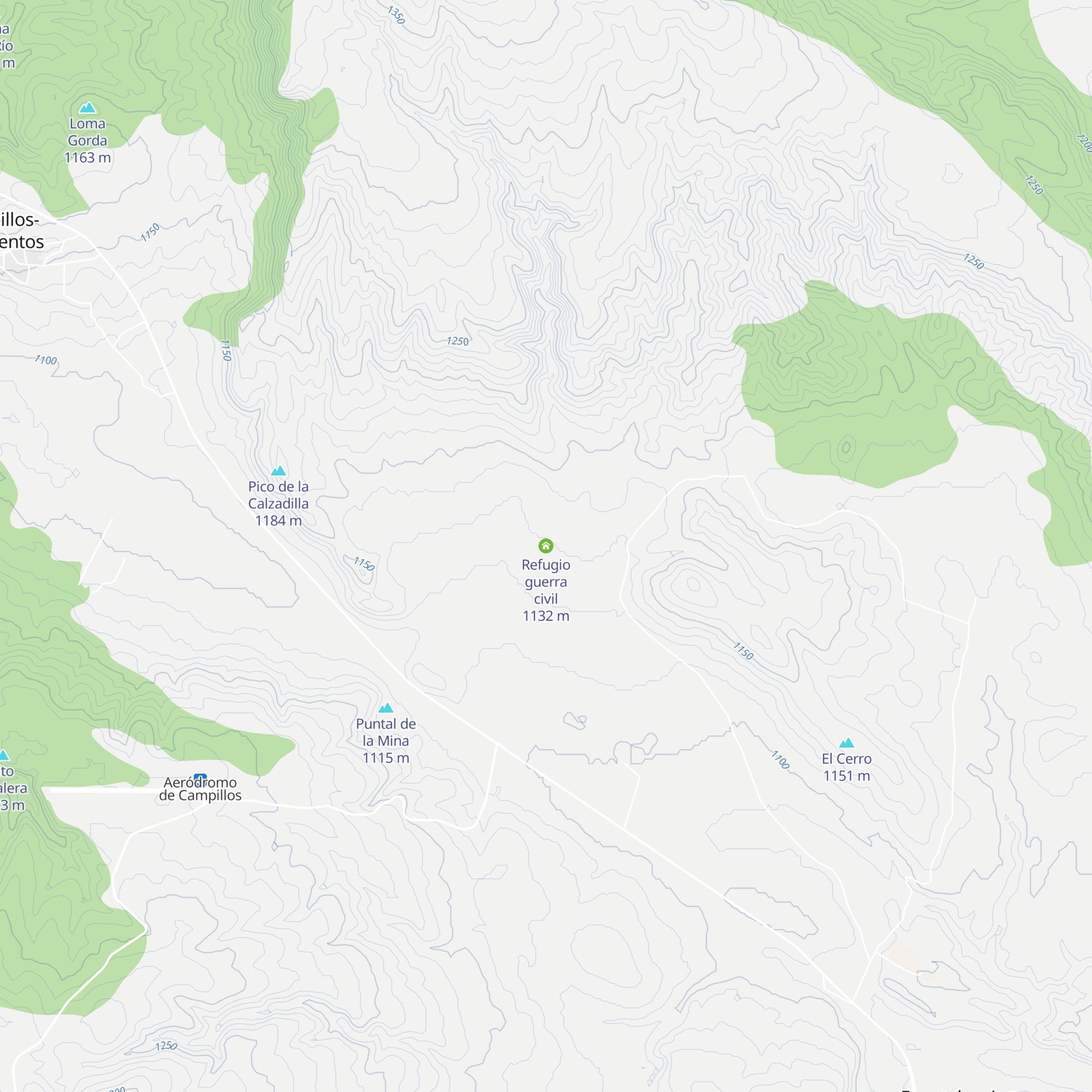 Refugio guerra civil map