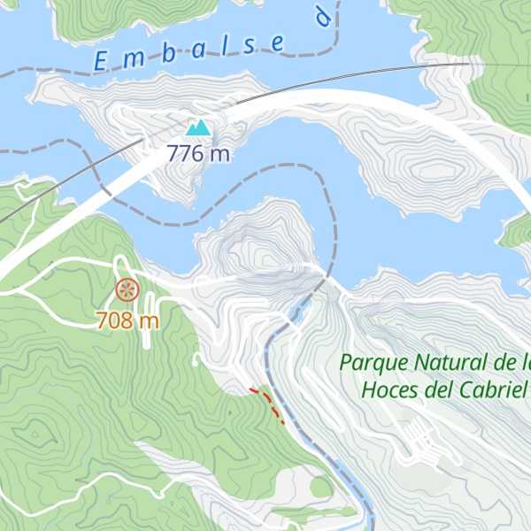 Map of Cerro del Castillo