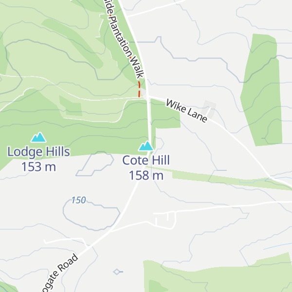 Map of Cote Hill