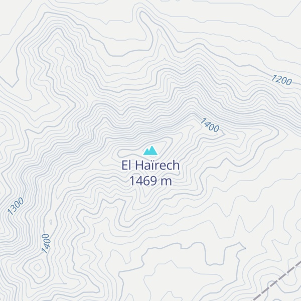 Map of El Haïrech