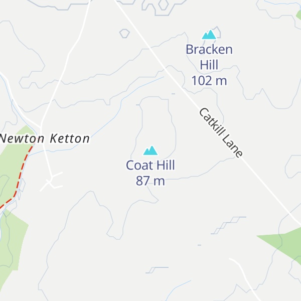 Map of Coat Hill
