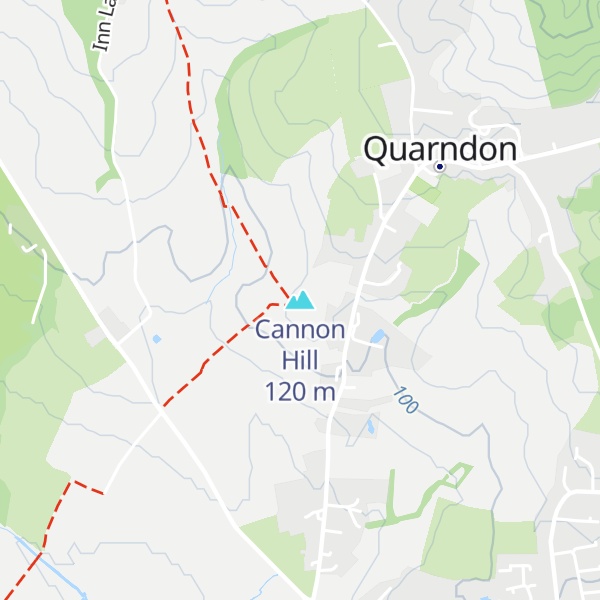 Map of Cannon Hill