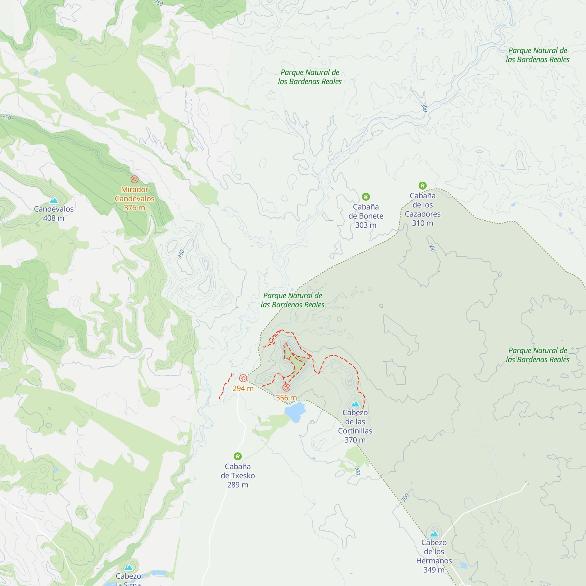 Cabaña de Agirre map