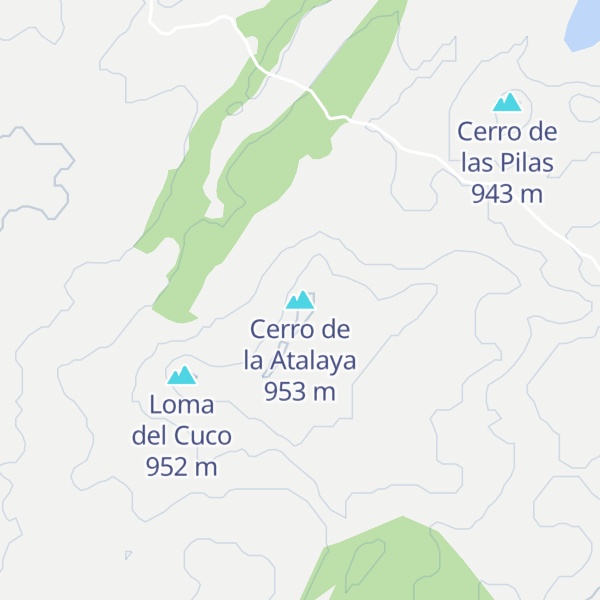 Map of Cerro de la Atalaya