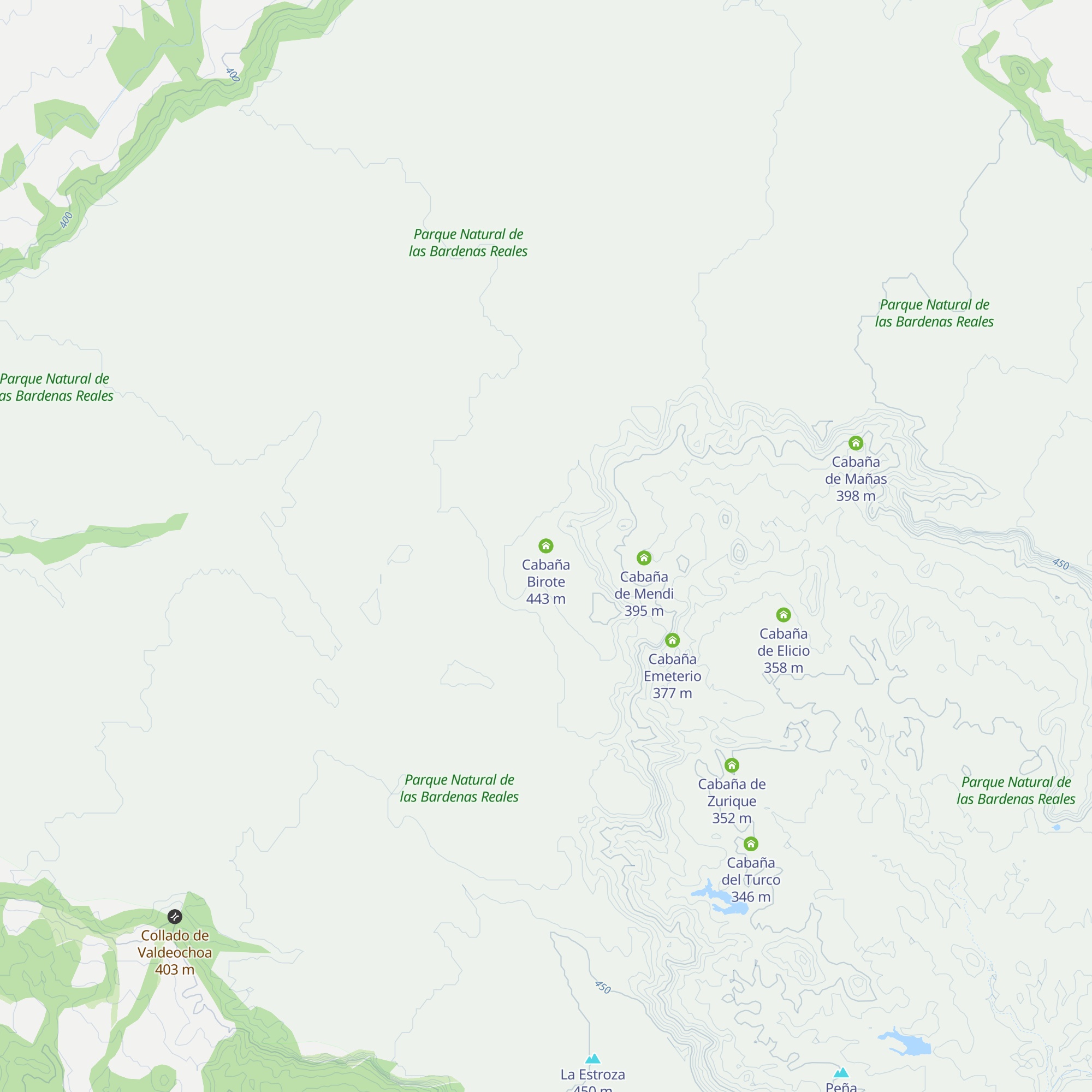 Cabaña Birote map