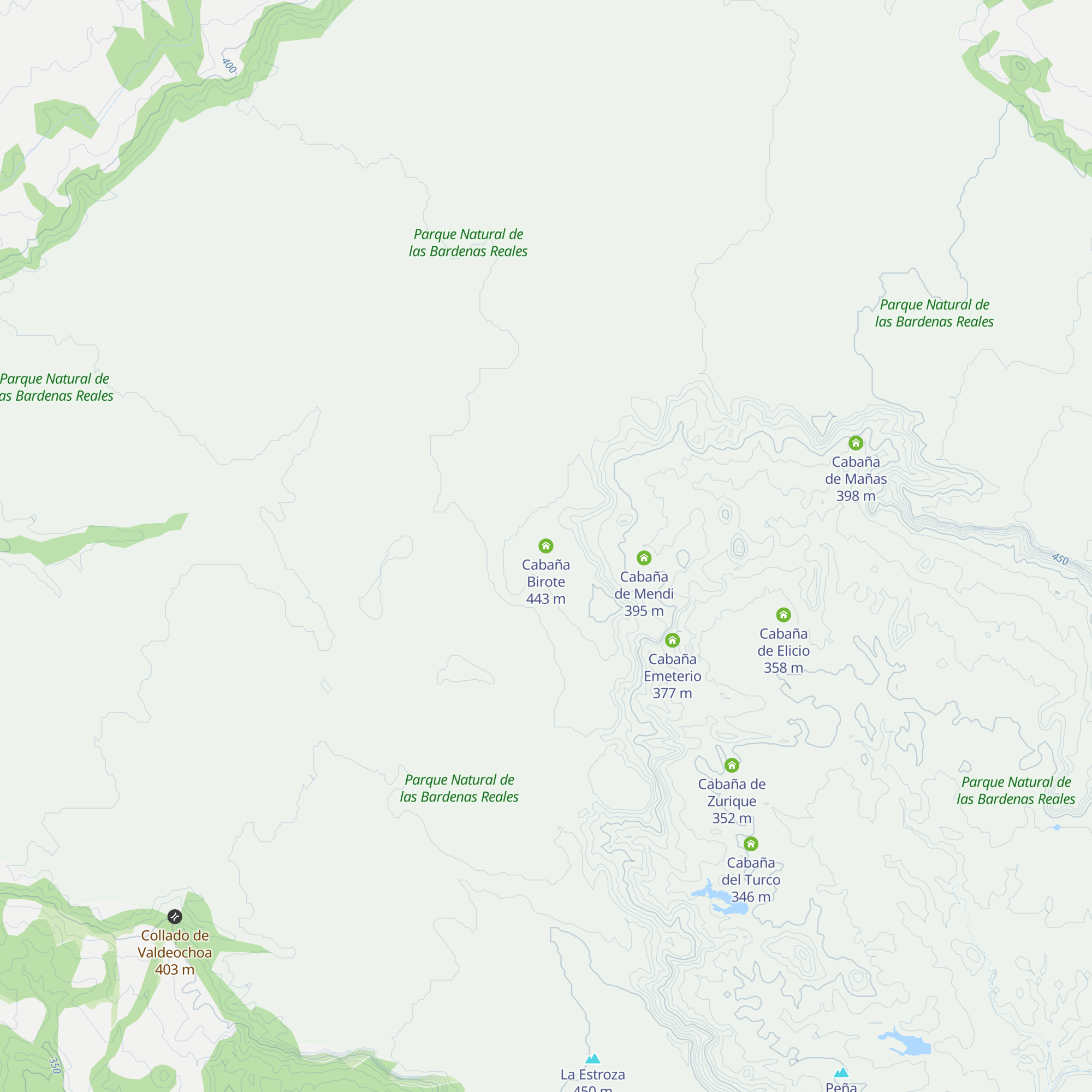 Cabaña Birote map
