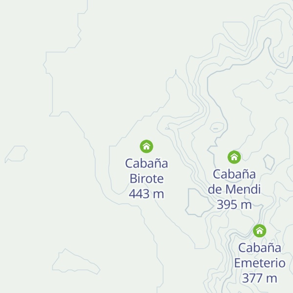 Map of Cabaña Birote
