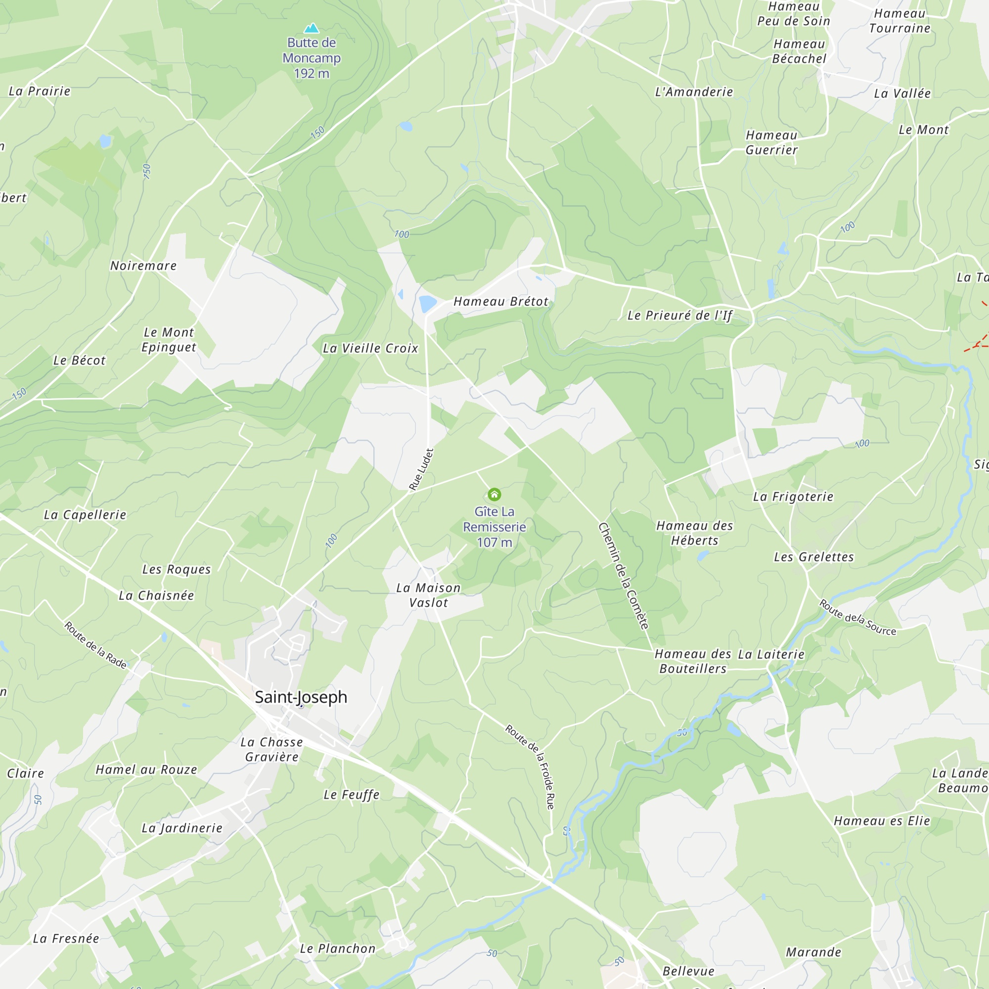 Gîte La Remisserie map