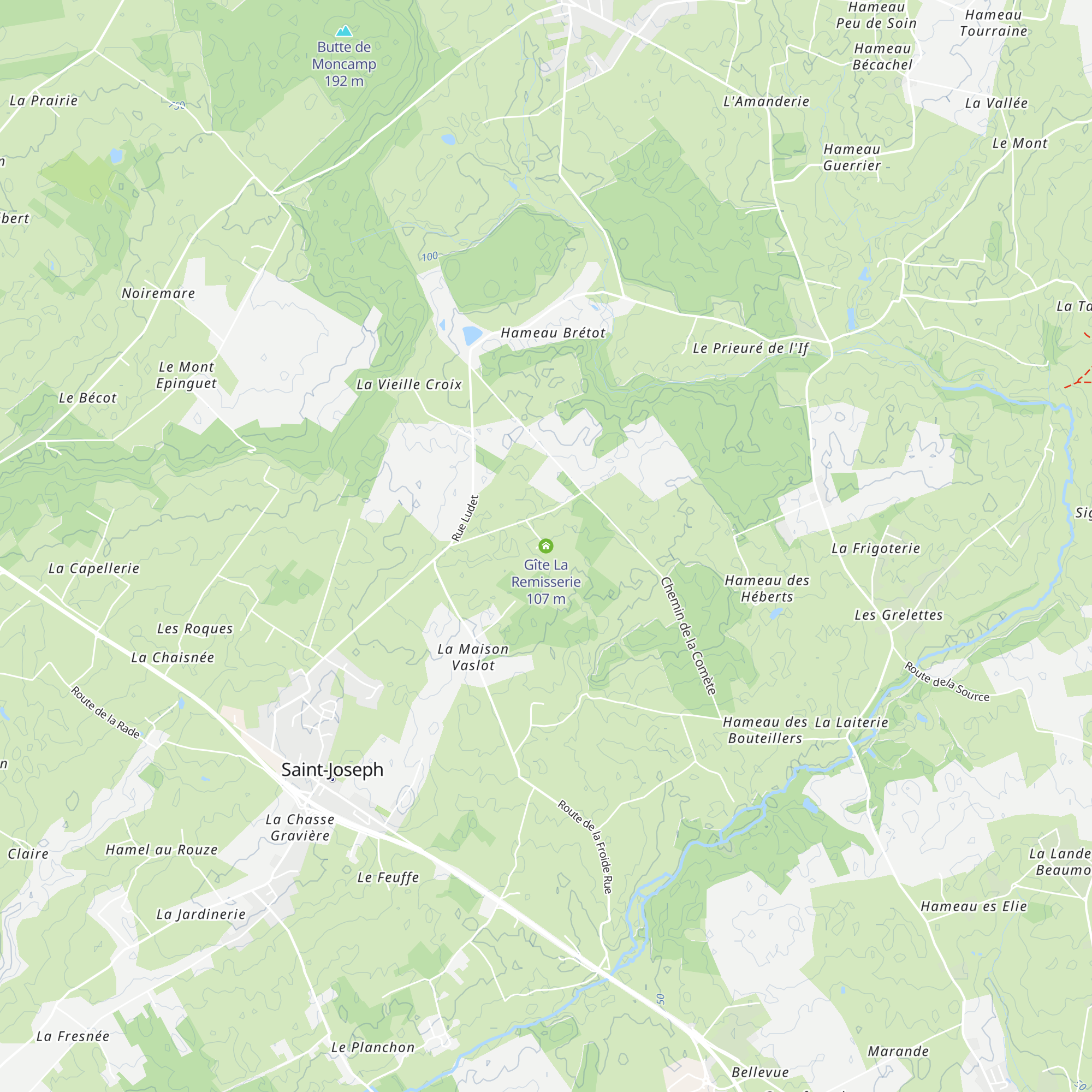Gîte La Remisserie map