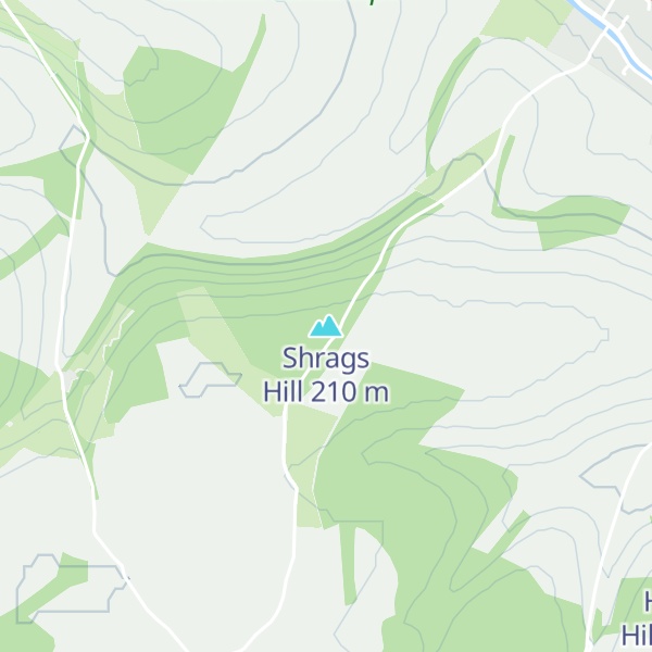 Map of Shrags Hill
