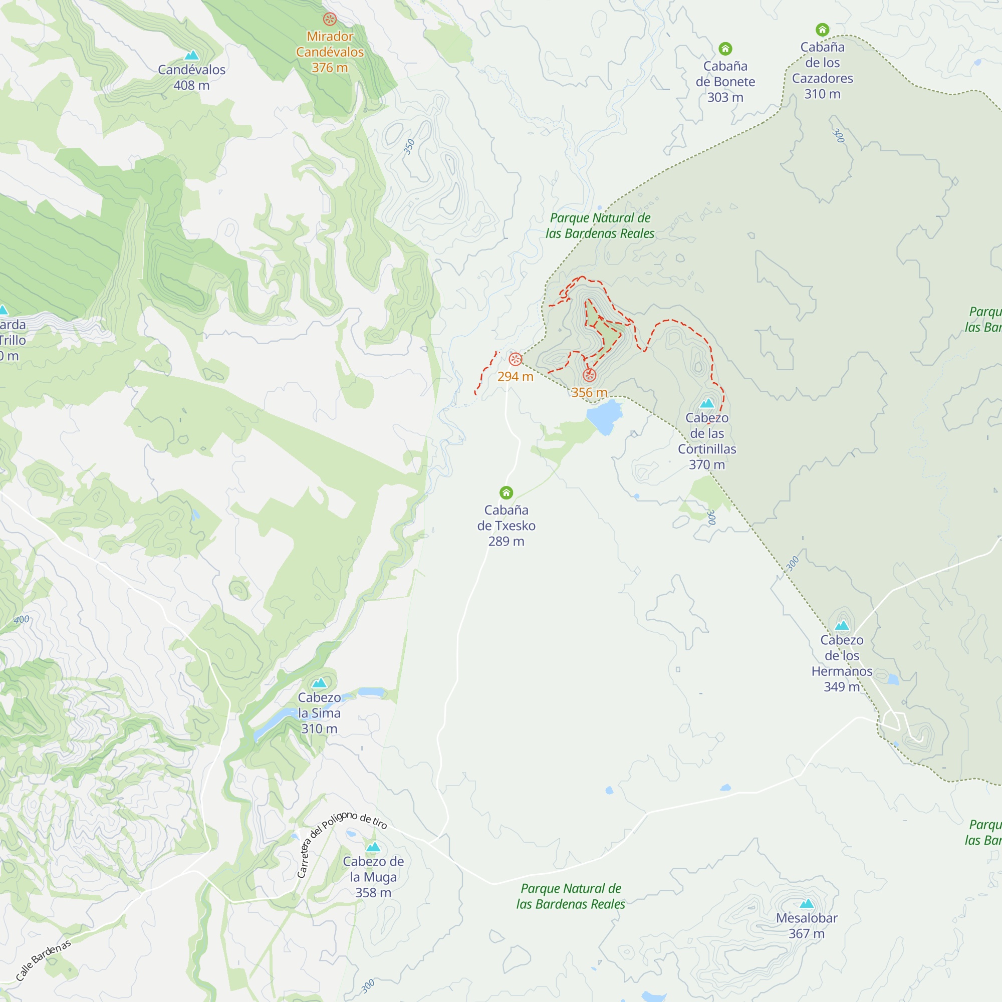 Cabaña de Pantxo map