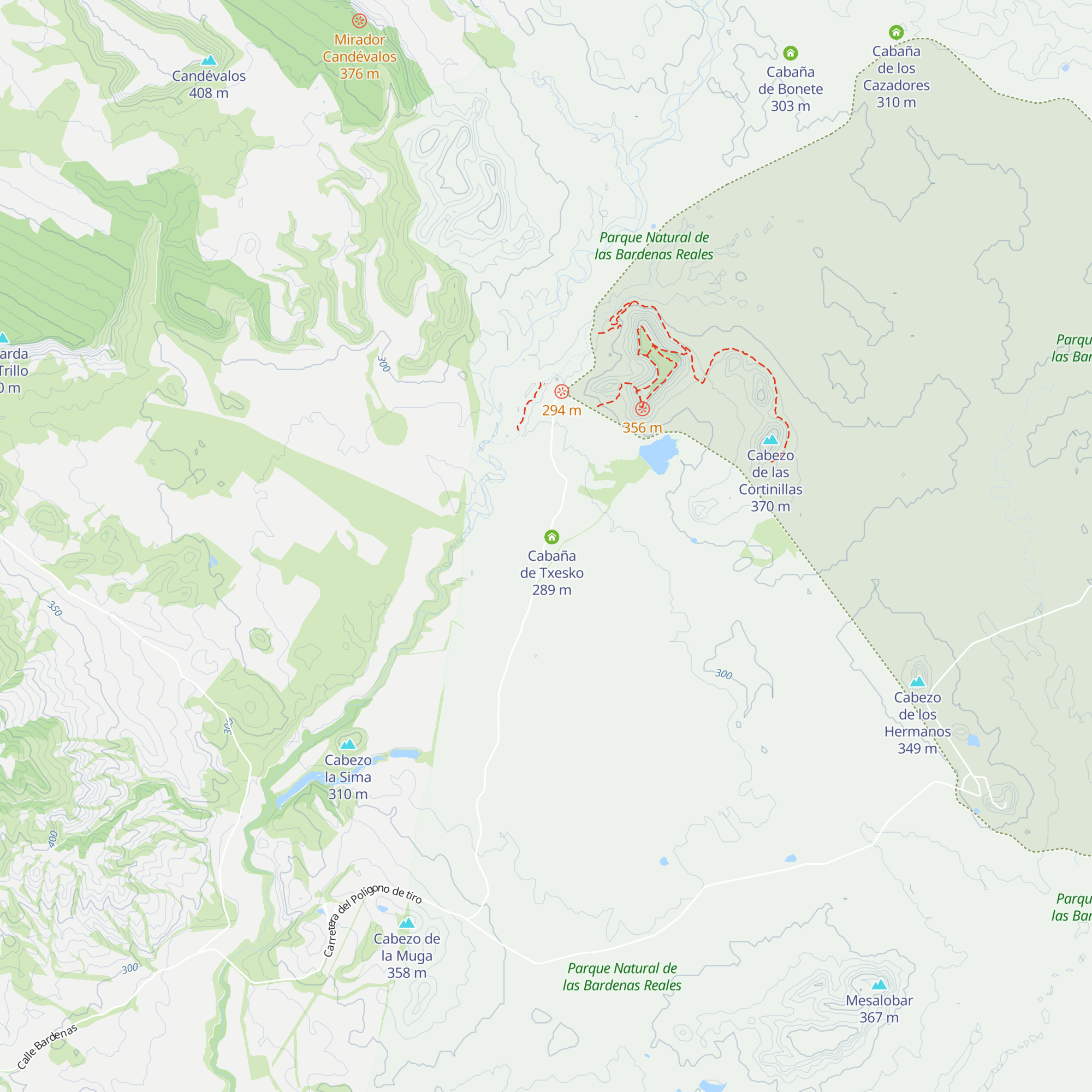 Cabaña de Pantxo map