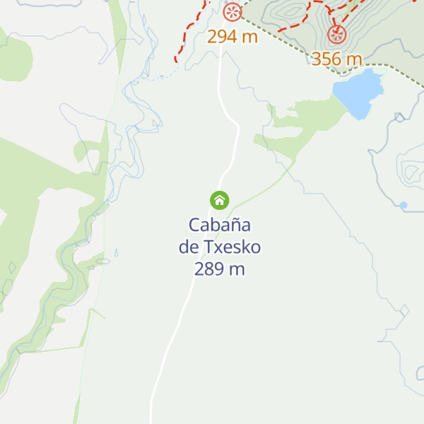 Map of Cabaña de Pantxo