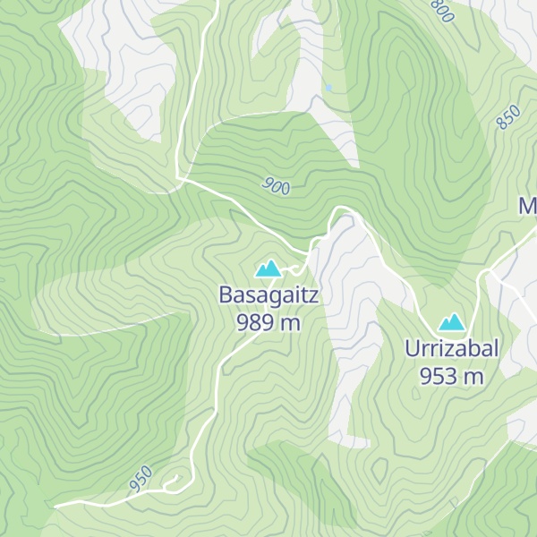 Map of Basagaitz