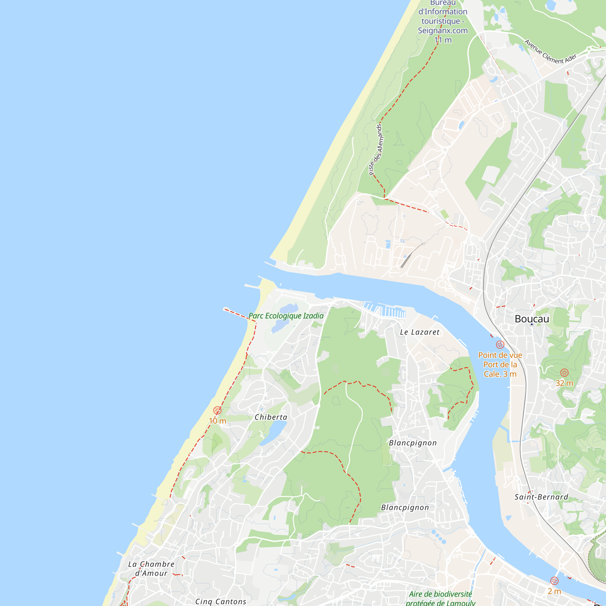Maison de l'environnement map