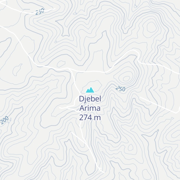 Map of Djebel Arima