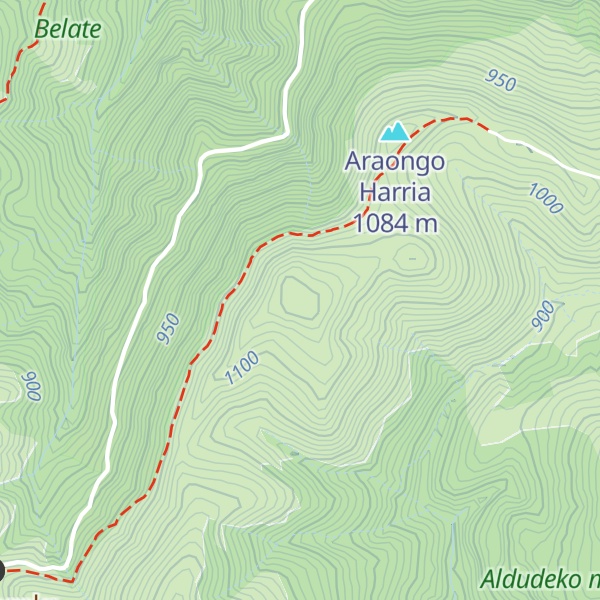 Map of Zaguako kaskoa