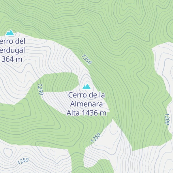 Map of Cerro de la Almenara Alta